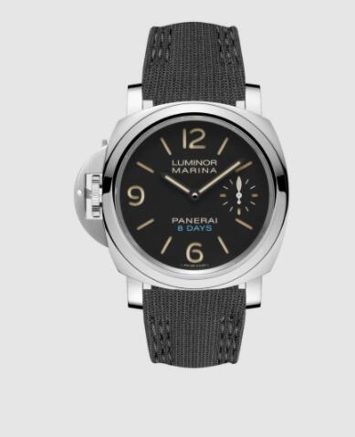 Panerai Luminor Left-Handed 8 Days 44mm Replica Watch PAM00796 RECYCLED PET BLACK